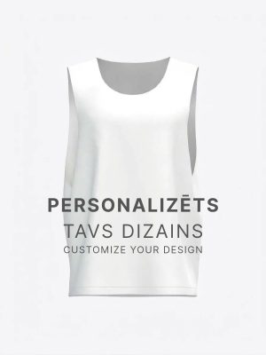 Personalizētas lakrosa treniņvestes dizaina paraugs ar sublimācijas apdruku.