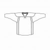 Mintprint Allstar hockey shirt LACE neck with ventilation