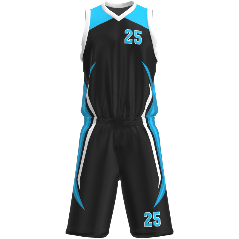 Basketball uniforms for teams with individual design