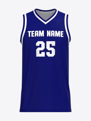 Custom sublimation sportswear - male basketball jersey with vibrant personalized design by MintPrint.