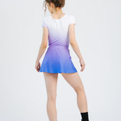 Straight sports skirt with slits on the sides and underpants 8