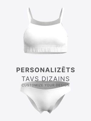White women's Beach Volleyball Bikini set sports bra and brief mockup for custom sublimation sportswear