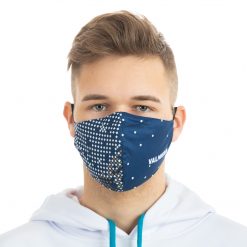 Fabric face masks with print