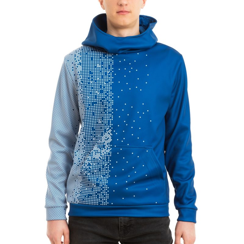 Men's sweater with a hood
