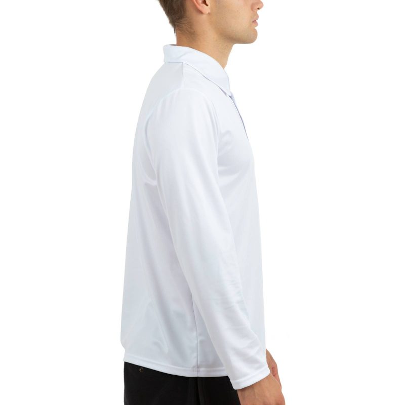 Polo shirt with long sleeves