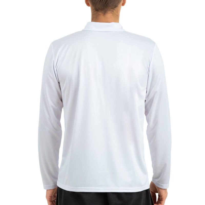 Polo shirt with long sleeves