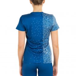 Athletics warm-up shirt for the team of women with a print