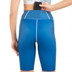 Tight-fitting running shorts with a high belt team design