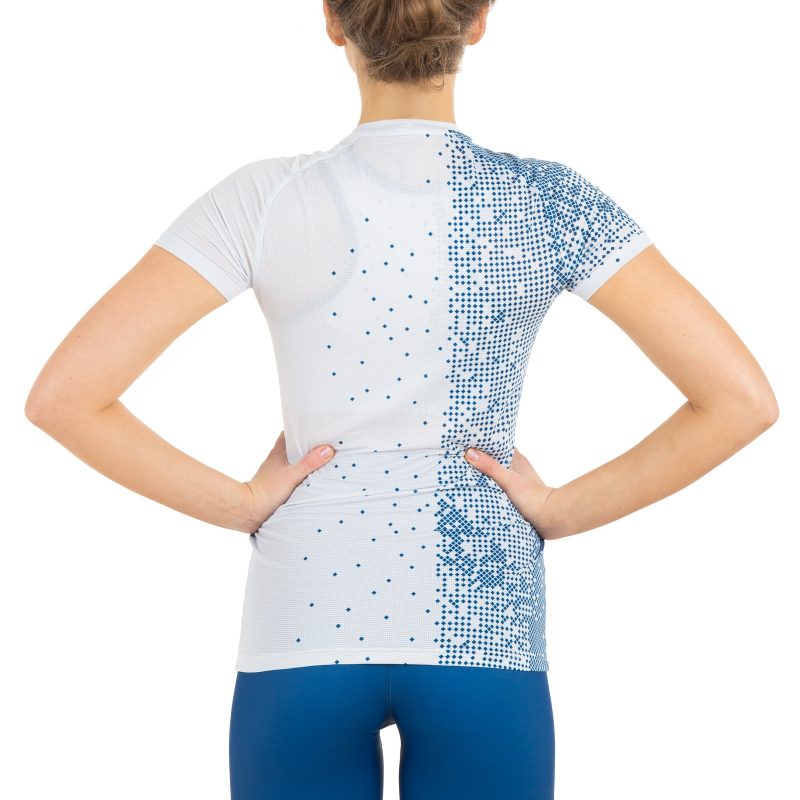 Thin running shirt for women with team design print