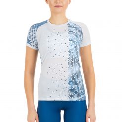 Plāns skriešanas krekls sievietēm ar komandas dizaina apdruku