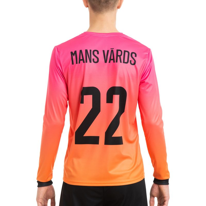 Soccer goalkeeper shirt with print