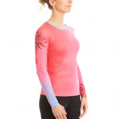 Tight-fitting long-sleeved shirt for women