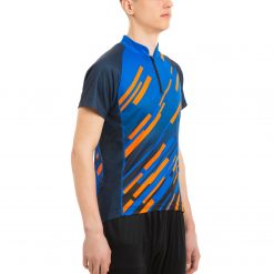 Sports shirt with zipper for men