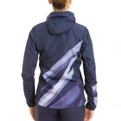 Sports training jacket with a hood women's printing team
