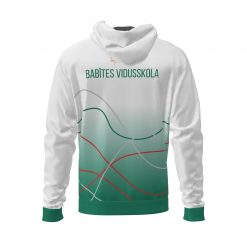 Sweater with a hood Babīte Secondary School - green