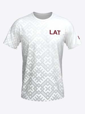 Official Latvijas Airesanas federacija team apparel shirt for Latvijas Airesanas izlase by MintPrint