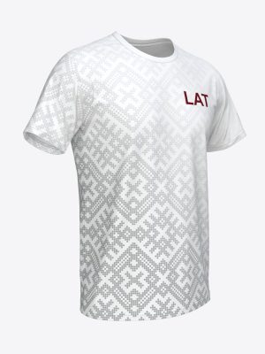 Official Latvijas Airesanas federacija team apparel shirt for Latvijas Airesanas izlase by MintPrint