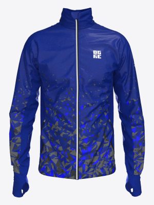 Professional custom team jacket with high-quality sublimation printing and club branding.