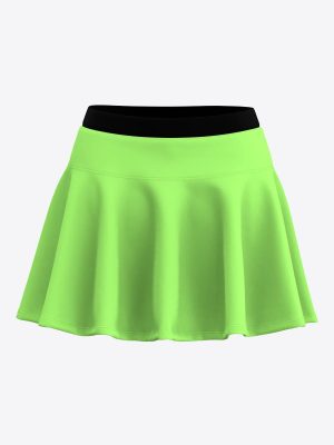 TDA Līgo dance studio merch flared dance skirt with pleats by MintPrint