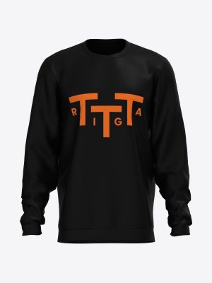 TTT Rīga džemperis melns ar logo