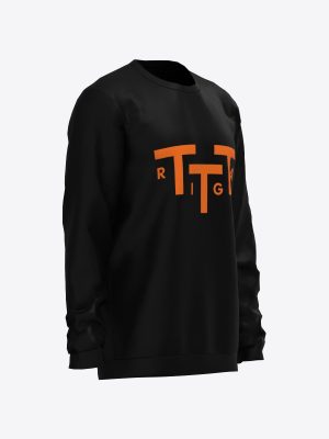 TTT Rīga džemperis melns ar logo