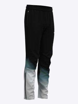 Custom SEB team PRO training pants with sublimation print on lower legs, featuring an athletic fit, zipper ankles, and high-performance breathable fabric.