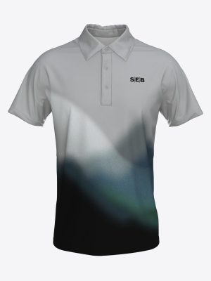 Custom SEB bank team polo shirt with professional sublimation print