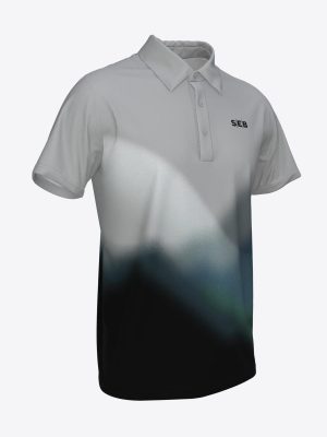 Custom SEB bank team polo shirt with professional sublimation print