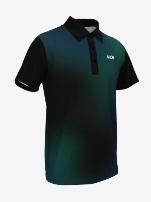 Custom SEB bank team polo shirt with professional sublimation print