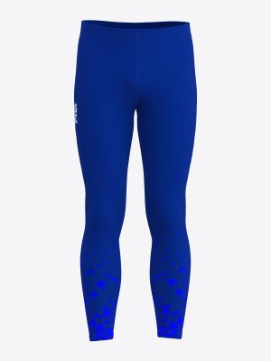 Professional custom sublimation sportswear leggings for Ogres novada sporta centrs, featuring an athletic compression fit.