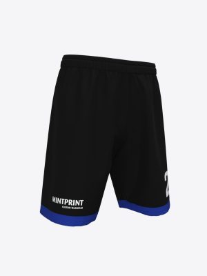 Custom sublimation football shorts for Athletic Club Jules Verne.