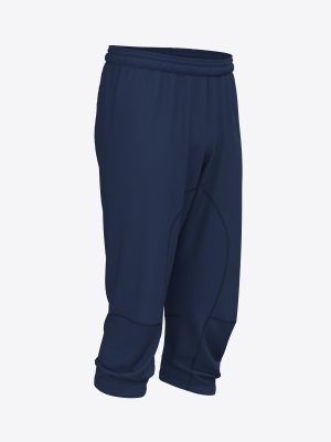 Custom 3/4 orienteering pants made from durable, snag-resistant nylon with reinforced knee panels.