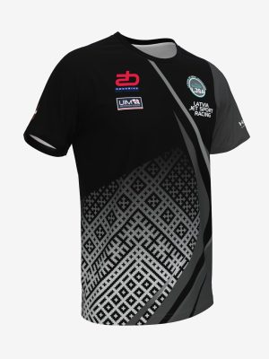Sporta krekls ar personalizētu Ūdensmotociklu sporta asociācijas dizainu un logo.