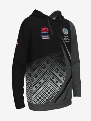 Jet ski racing teams official custom made sublimation hoodie with brand colours and team logo