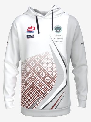 Jet ski racing teams official custom made sublimation hoodie with brand colours and team logo