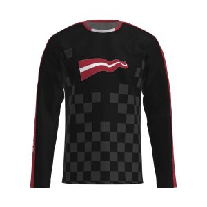 Krekls ar garām piedruknēm "Maratona klubs"