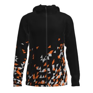 Sportjacke Babīte Secondary School - schwarz geometrisch