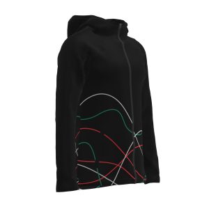 Sporta jaka Babītes vidusskola- melna līnijas