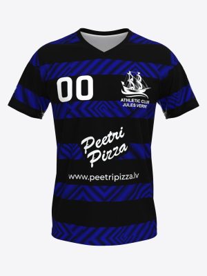 Custom sublimation football jersey for Athletic Club Jules Verne.