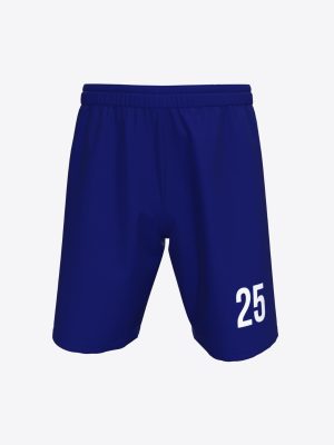 Custom sublimated handball shorts with team logo and player numbers by Mintprint