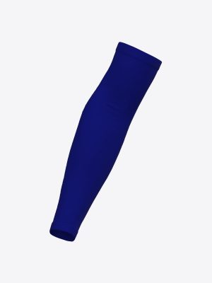 Basketball shooting sleeve showcasing a custom sportswear design made with sublimation print.