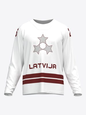 Latvijas Hokeja fanu krekls - Fanu krekls - balts