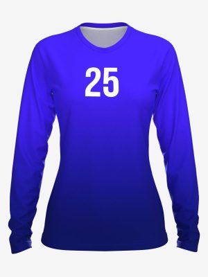 Custom long-sleeve ultimate frisbee jersey