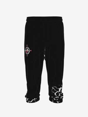 Professional 3/4 length orienteering pants made from high-durability nylon fabric, featuring custom sublimation design and reinforced stitching for forest racing.
