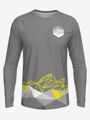 Official Superhero team merch long sleeve sports T-shirt with raglan sleeves by MintPrint
