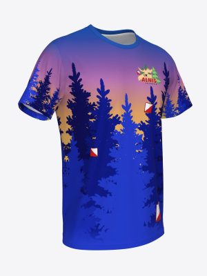 Men's performance t-shirt for OK Jelgavas Alnis featuring a created using custom sublimation sportswear printing.
