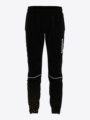 custom sublimation sportswear track pants showing a Kandavas-sporta-skola team design