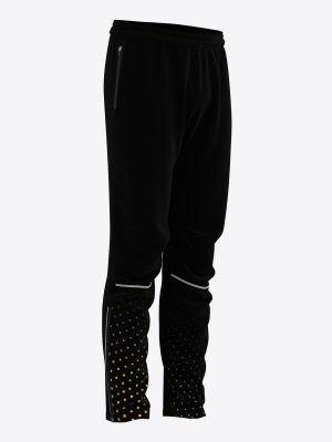 custom sublimation sportswear track pants showing a Kandavas-sporta-skola team design