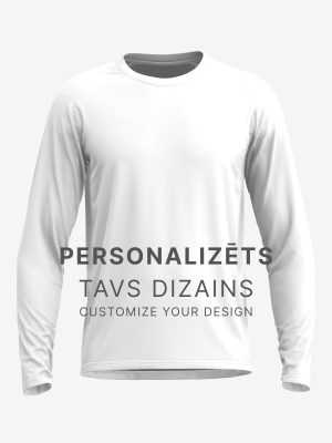 Vīriešu reglāna garroku handbola krekls ar personalizētu sublimācijas apdruku.
