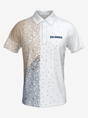 Vīriešu sporta polo krekls ar personalizētu Valmieras Sporta skolas dizainu.